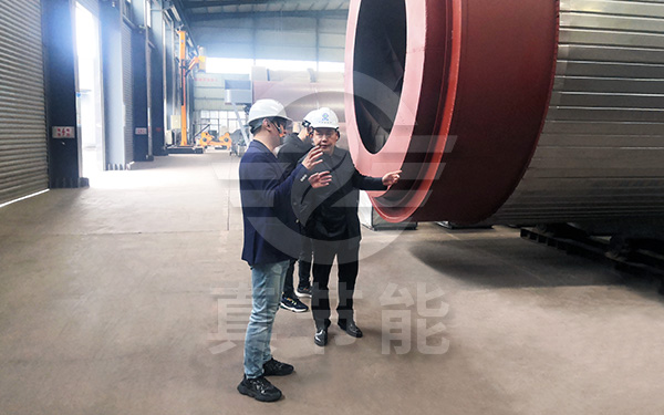 菌渣烘干設(shè)備交流合作現(xiàn)場(chǎng)