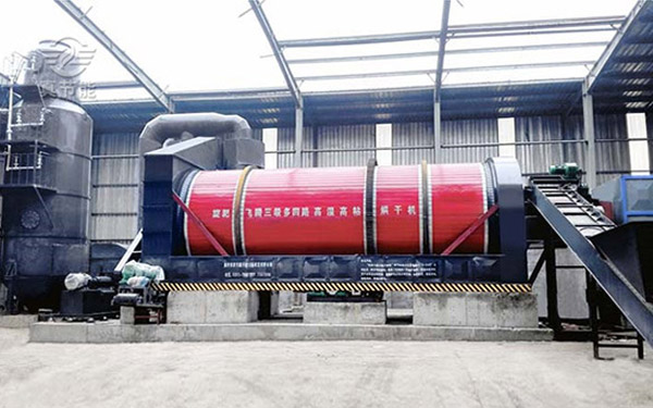 糟渣烘干機(jī)運(yùn)行現(xiàn)場